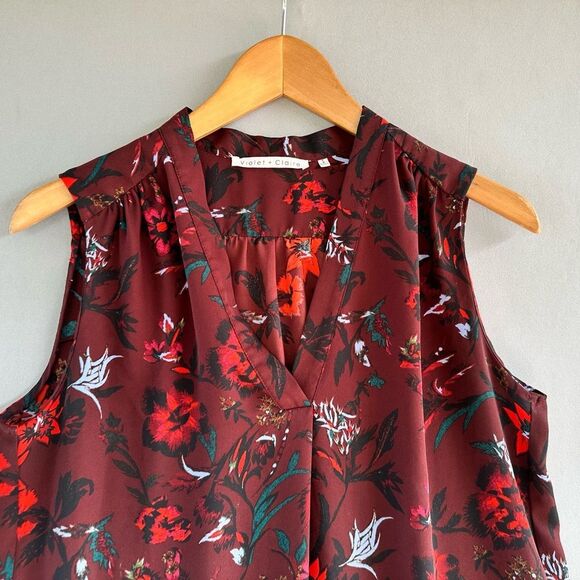 🎉5 for $45 🎉 Violet Claire Top Blouse Shirt Size S - Picture 4 of 8